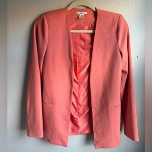 Bar III Coral Open-front blazer